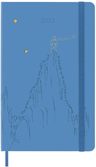 Moleskine plánovací zápisník Malý princ 2023 L Mountain