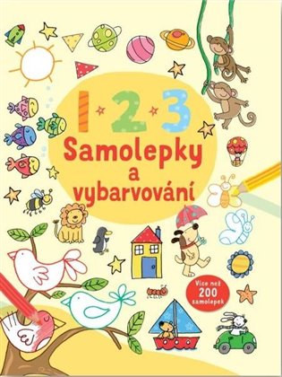 123 Samolepky a vybarvovaní - Claire Ever