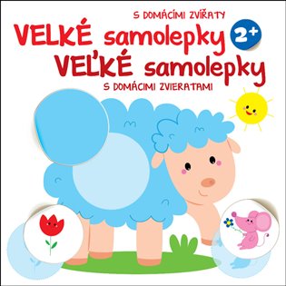 Velké samolepky s domácími zvířaty - Ovce