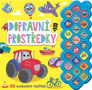 Dopravní prostředky - 22 zvukových tlačítek - 