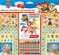 Samolepkový set s omalovánkami 500ks - Tlapková patrola