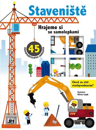 Hrajeme si se samolepkami - Staveniště - 