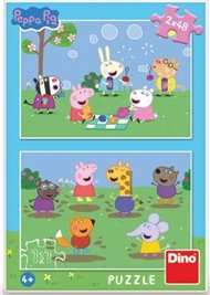 Puzzle Peppa Pig a kamarádi