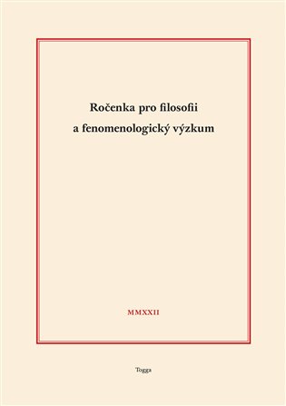Ročenka pro filosofii a fenomenologický výzkum 2022