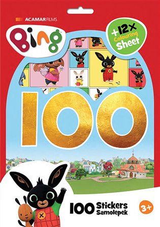 Jiri Models Bing 100 samolepek s omalovánkovými listy
