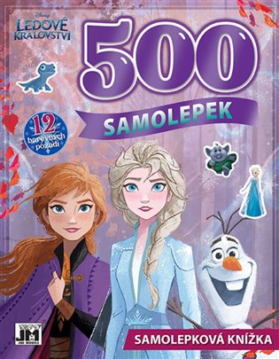 500 samolepek - Ledové království - 