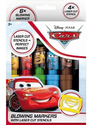 Foukací fixy - Auta - 