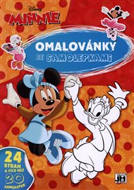 Omalovánky A4 se samolepkami - Minnie