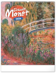 Nástěnný kalendář Claude Monet 2024