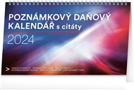 Stolní kalendář Poznámkový daňový s citáty 2024