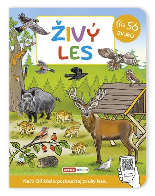Živý les - 56 zvuků s QR kódy - 