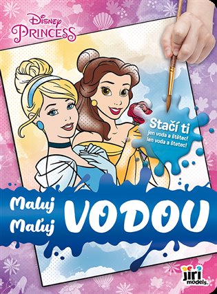 Omalovánka Maluj vodou Princezny