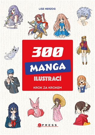 300 manga ilustrací - kolektiv