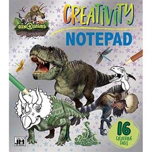 Blok k vybarvení - Dinosauři - 