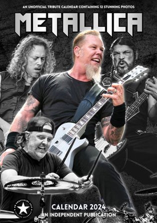 Kalendář Metallica 2024  (29,7 x 42 cm) - 