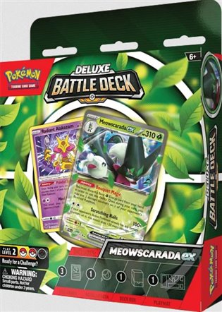 Pokémon TCG: Deluxe Battle Deck - Meowscarada ex & Quaquaval ex - 