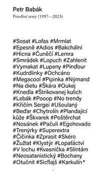 Pravdivé texty (1997–2023) koupíte na Kosmas.cz