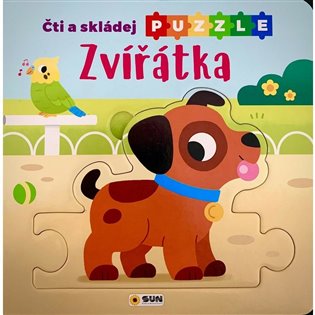Čti a skládej puzzle - Zvířátka - 