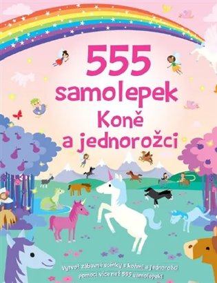 555 samolepek - Koně a jednorožci - 