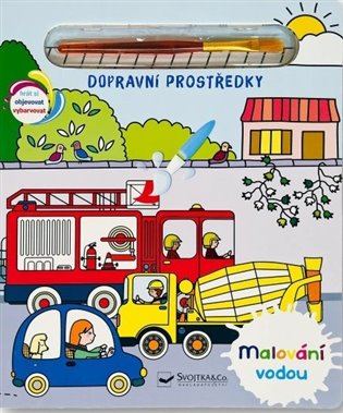 Malování vodou - Dopravní prostředky - 