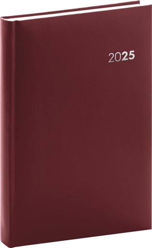 Denní diář Balacron 2025, bordó - 