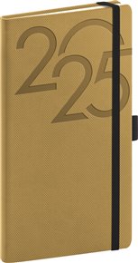 Kapesní diář Ajax 2025, zlatý
