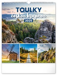 Nástěnný kalendář Toulky českou krajinou 2025