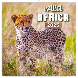 Poznámkový kalendář Divoká Afrika 2025 - 