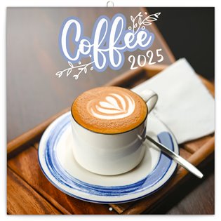 Poznámkový kalendář Káva 2025, voňavý - 