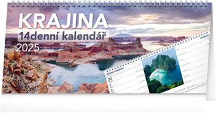 Stolní kalendář Krajina 2025 – 14denní - 