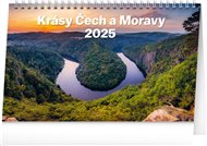 Stolní kalendář Krásy Čech a Moravy 2025