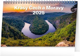 Stolní kalendář Krásy Čech a Moravy 2025 - 