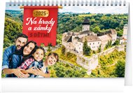 Stolní kalendář Na hrady a zámky s dětmi 2025