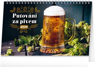 Stolní kalendář Putování za pivem 2025 - 