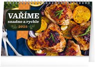 Stolní kalendář Vaříme snadno a rychle 2025