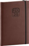 Obálka knihy Týdenní diář Aprint Top 2025, hnědý