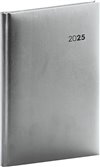 Obálka knihy Týdenní diář Balacron 2025, stříbrný