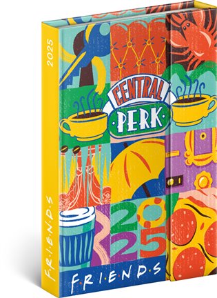 Týdenní magnetický diář Přátelé 2025 - 