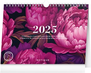 Týdenní plánovací kalendář Pivoňky 2025 - 