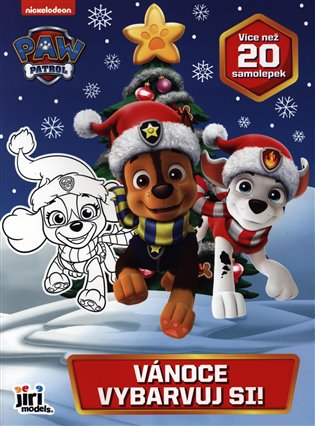 Vybarvuj si! Tlapková patrola Vánoce - 