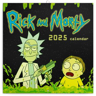Poznámkový kalendář Rick a Morty 2025