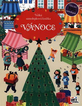 Velká samolepková knížka Vánoce