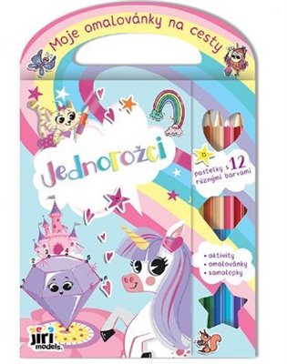 Moje omalovánky na cesty - Jednorožci - 