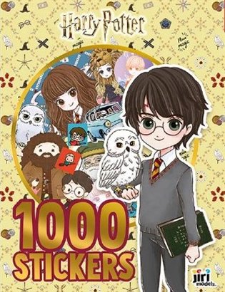1000 samolepek v sešitu Harry Potter - 