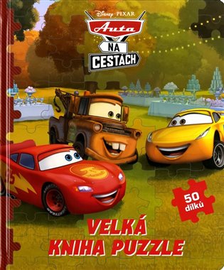 Auta - Velká kniha puzzle: 50 dílků v obrázku - 