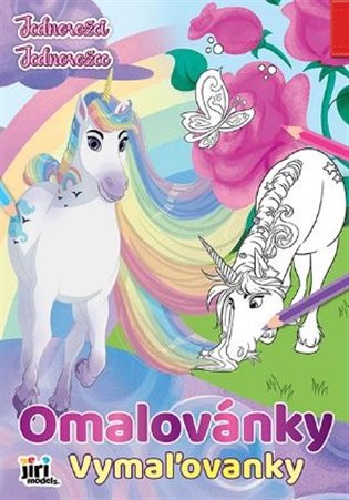 Omalovánka A4 Jednorožci
