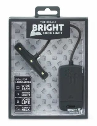 Lampička do knížky - Bright Book Light, šedá