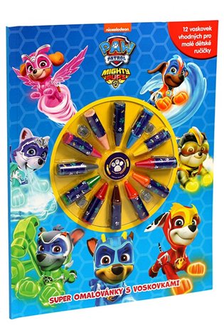 Tlapková patrola - Super omalovánky s voskovkami -  kolektiv