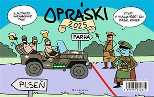 Opráski 2025 - stolní kalendář -  jaz