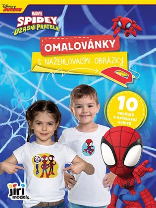Omalovánky s nažehlovacími obrázky Spidey - 